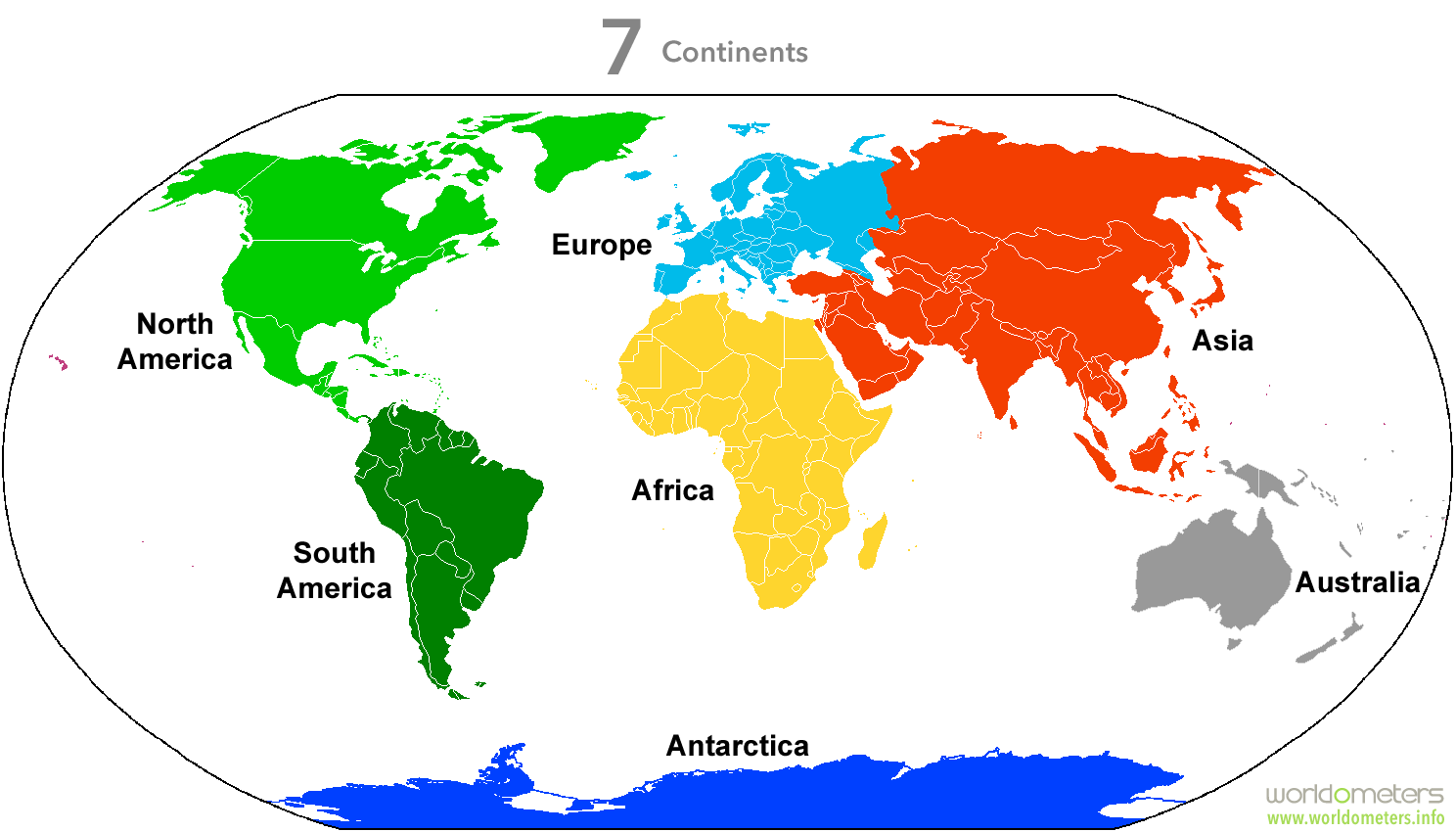 7 Continents List