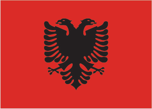 Vlag van Albania