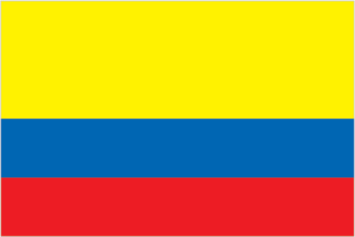 Vlag van Kolumbien