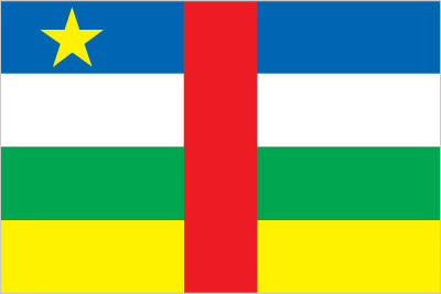 Vlag van Centraal-Afrikaanse Republiek