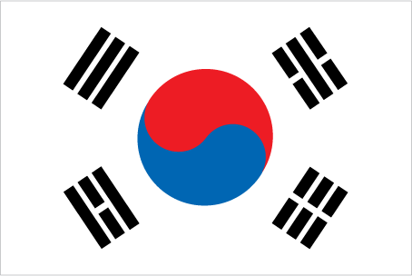 Vlag van Corée du Sud