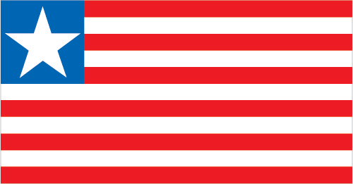 Vlag van Le Liberia