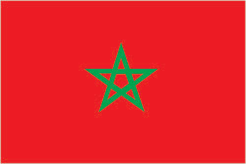 Vlag van Morocco