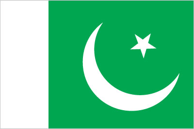 Vlag van Le Pakistan