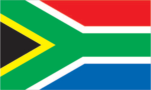 Vlag van Südafrika