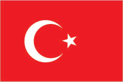 Vlag van Turkey