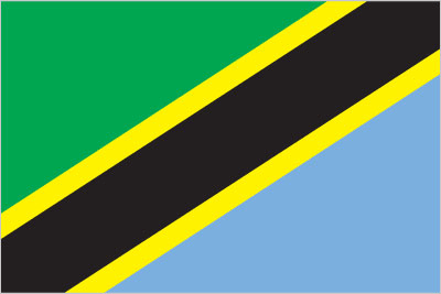 Vlag van La Tanzanie