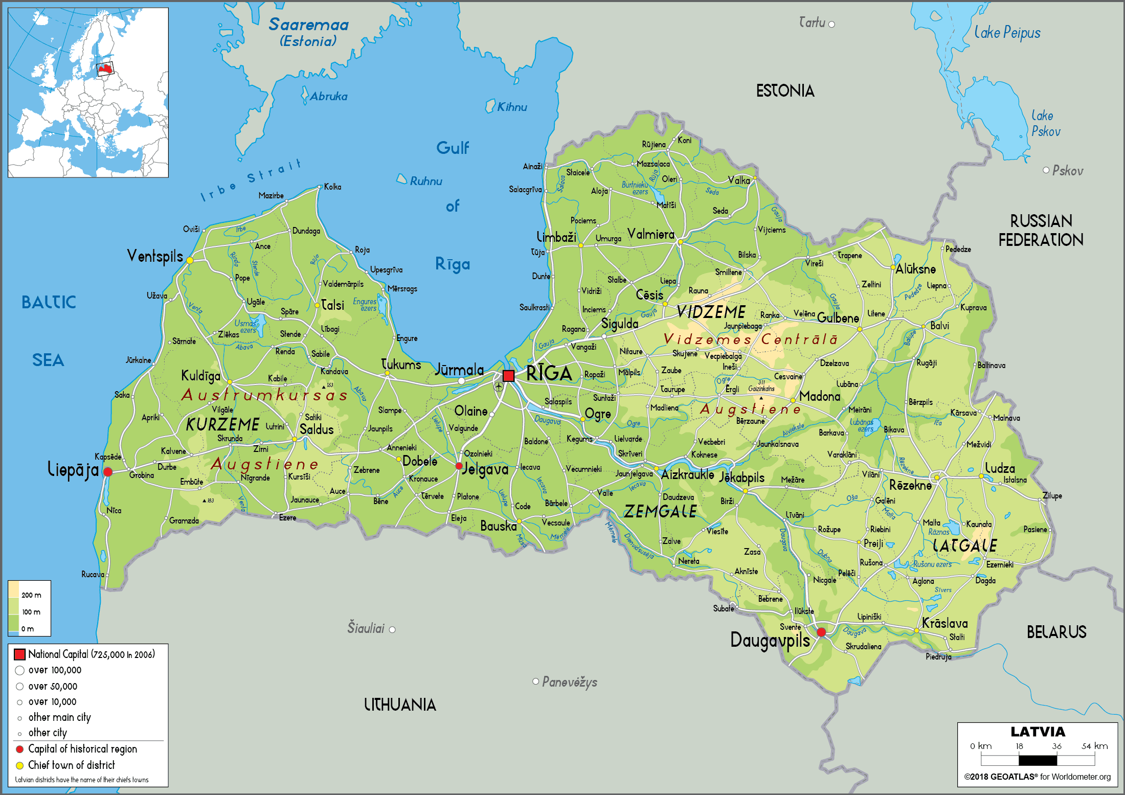 Gulf Of Riga Map
